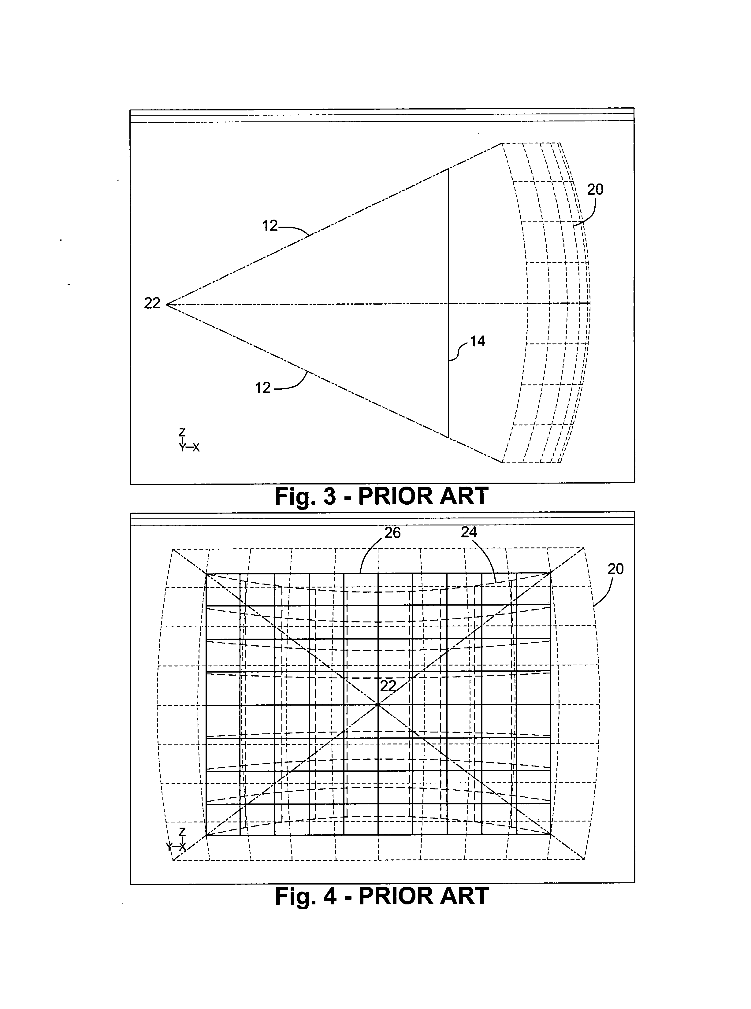 Non-linear image mapping using a plurality of non-coplanar clipping planes