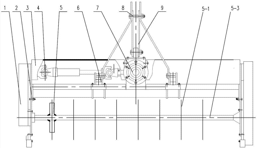 Ridging and groove pressing machine for planting shallow rhizoma dioscoreae