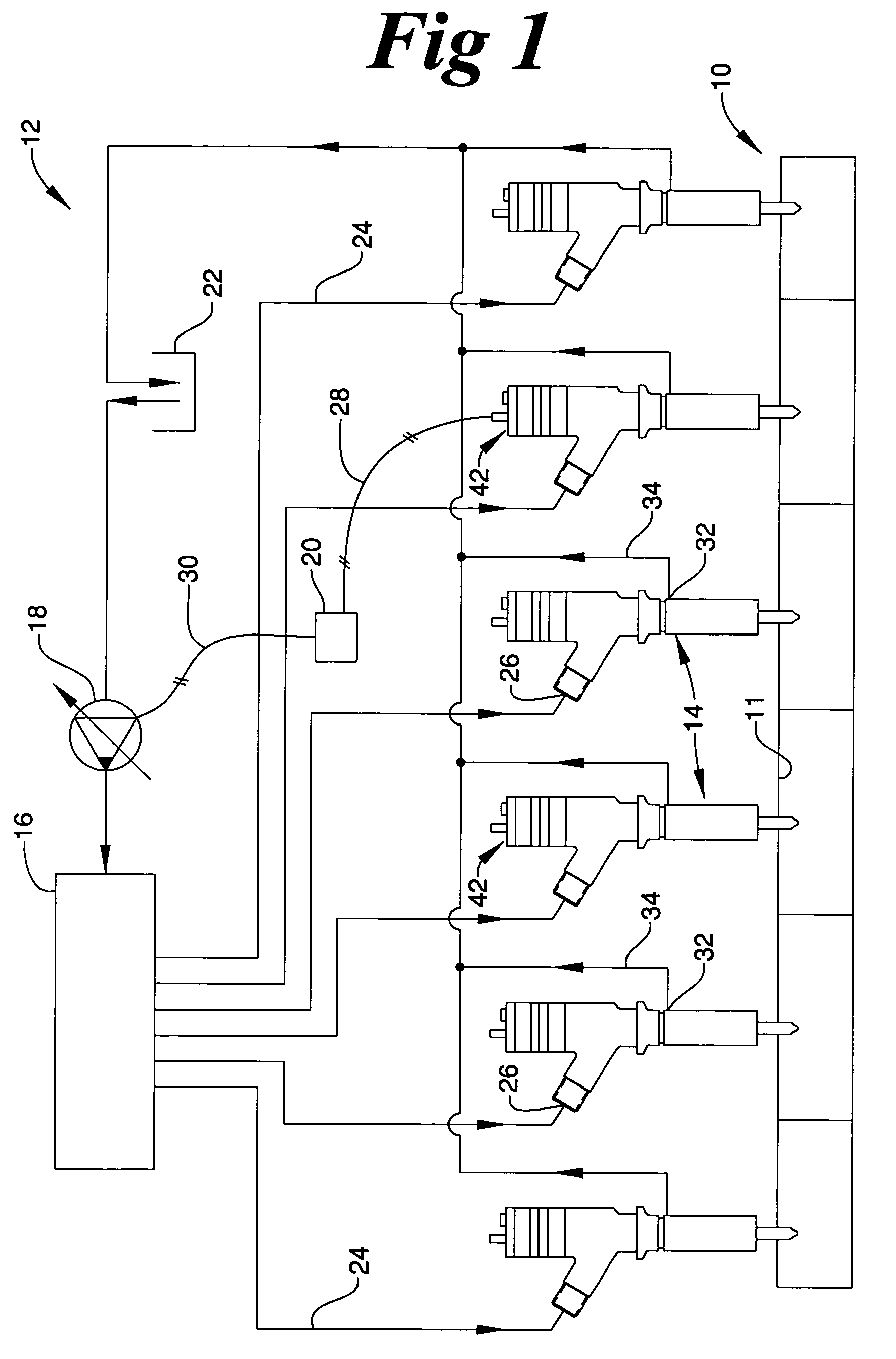 Single fluid injector with rate shaping capability