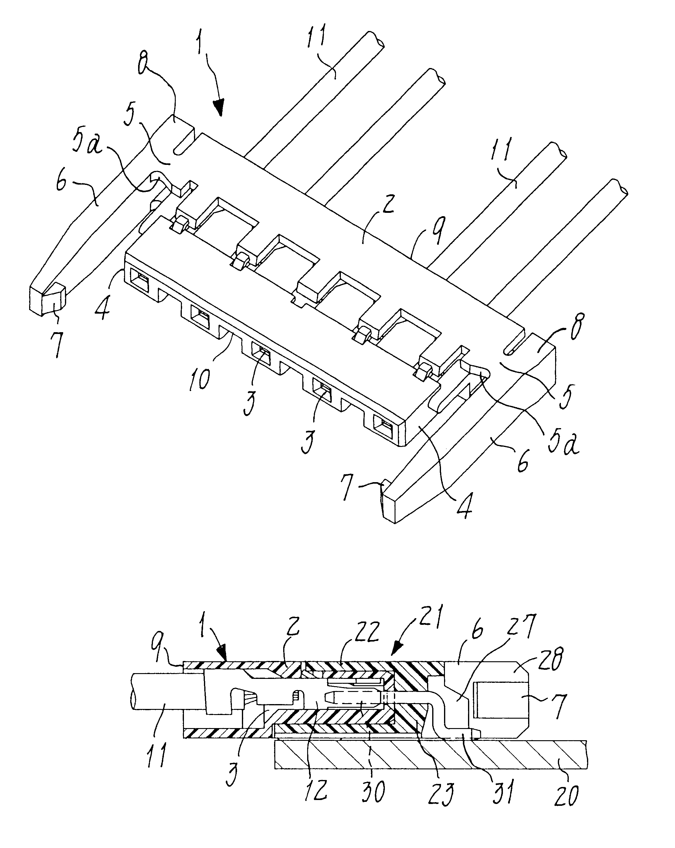 Structure for interlocking connectors