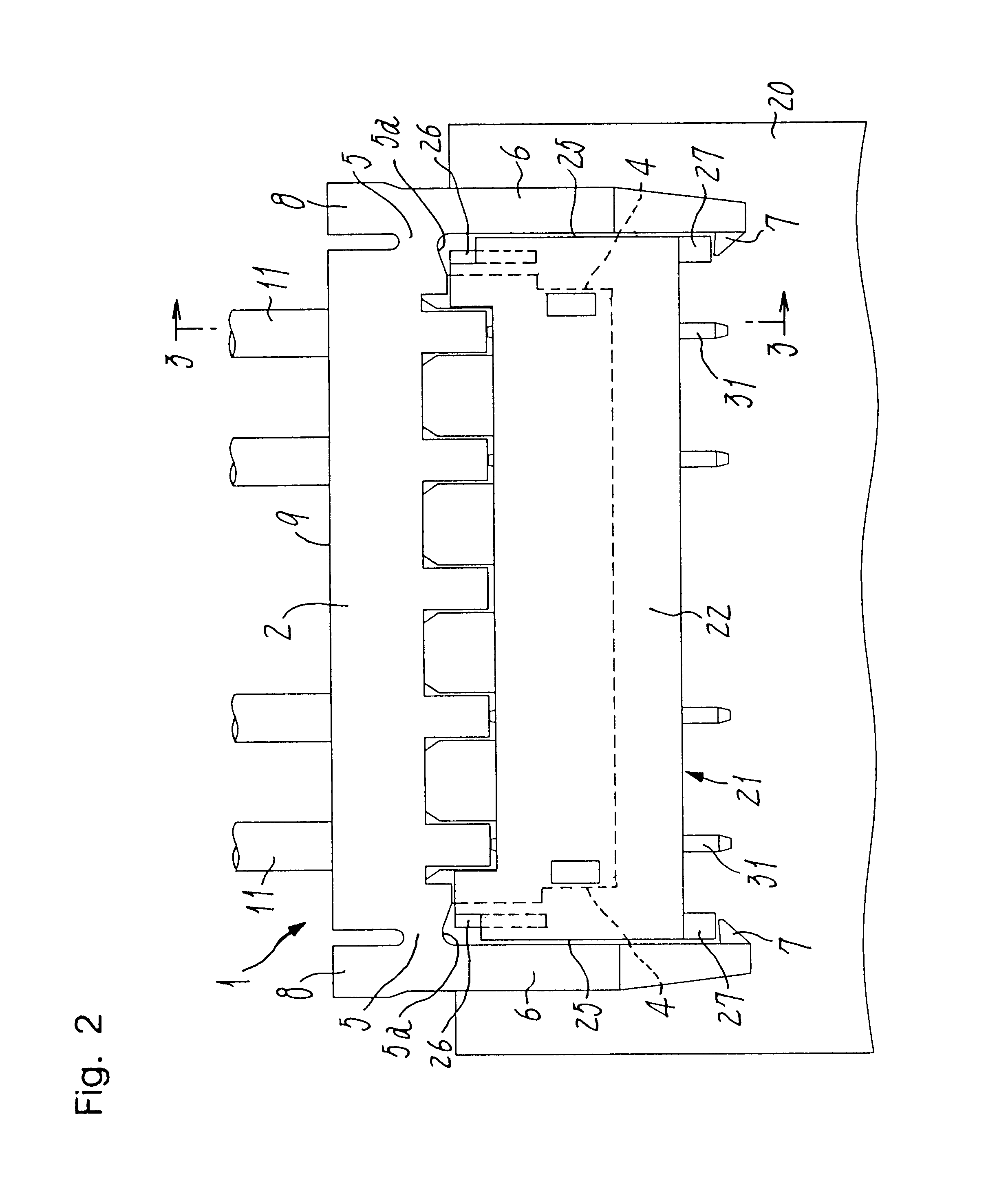 Structure for interlocking connectors