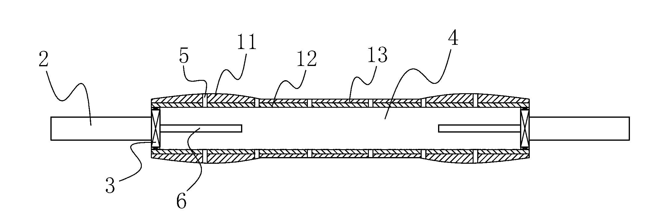 Moxa-stick tendon-relaxing rod