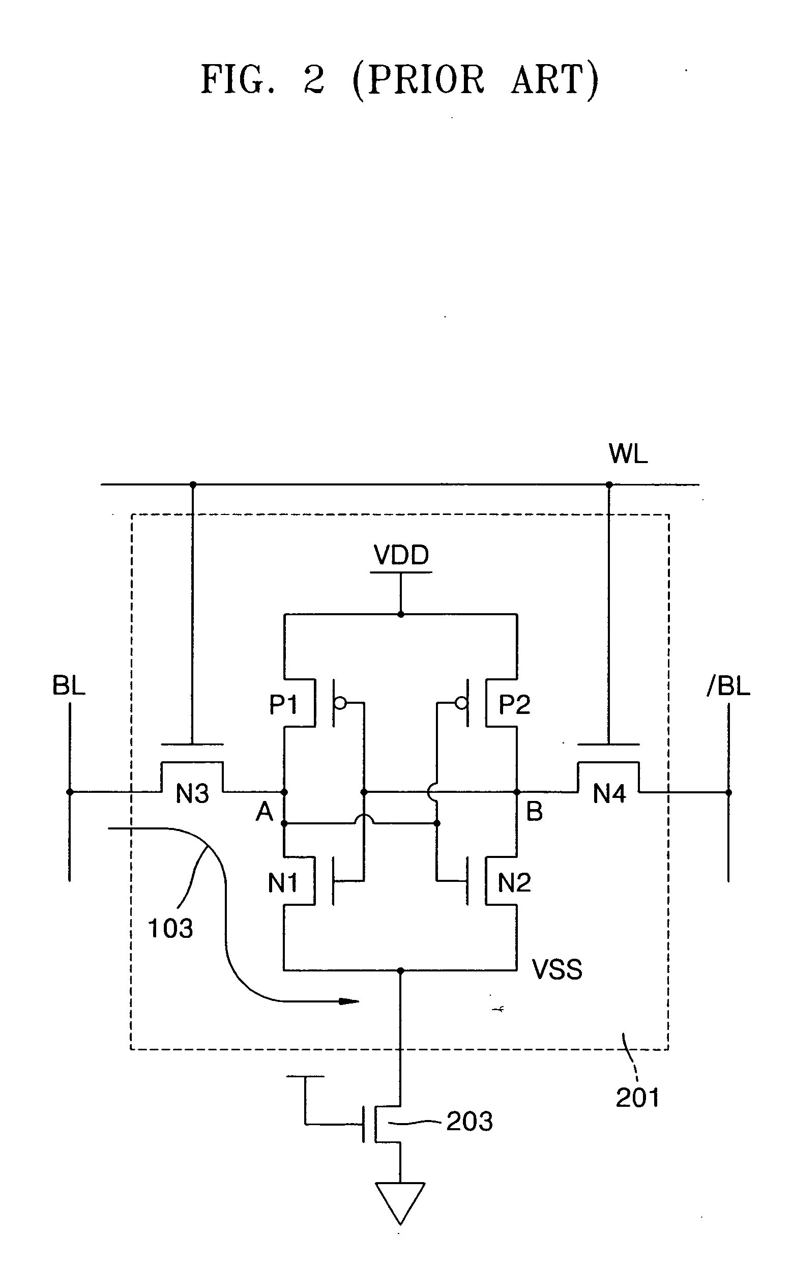 SRAM employing virtual rail scheme stable against various process-voltage-temperature variations