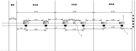 Road stress and strain comprehensive monitoring method based on FBG sensing technology