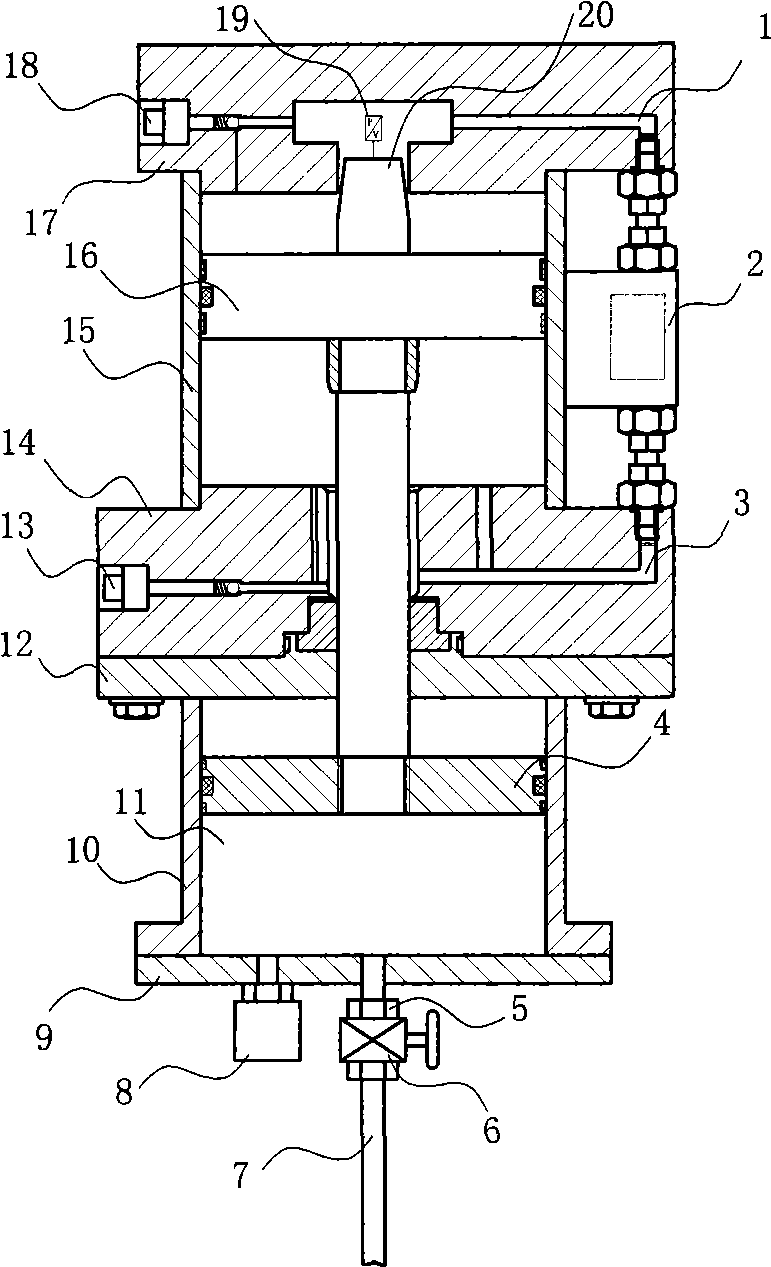 Parameter self-adapting and regulation leather bag type hydraulic accumulator