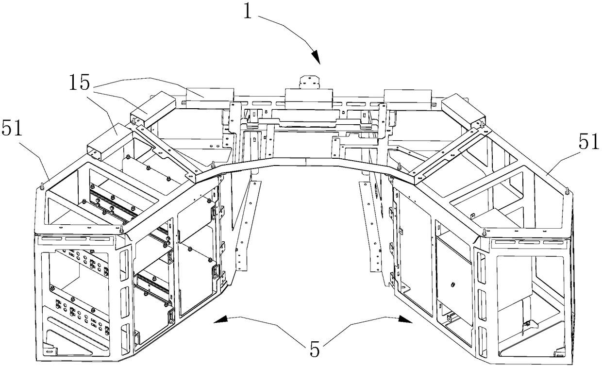 Driving platform framework and driving platform