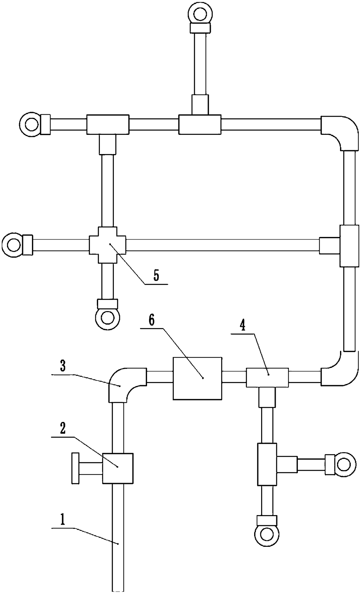 Large-flow PP-R pipeline system