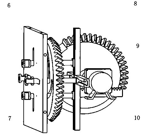 Spatial cell robot based on gear and gear rack transmission