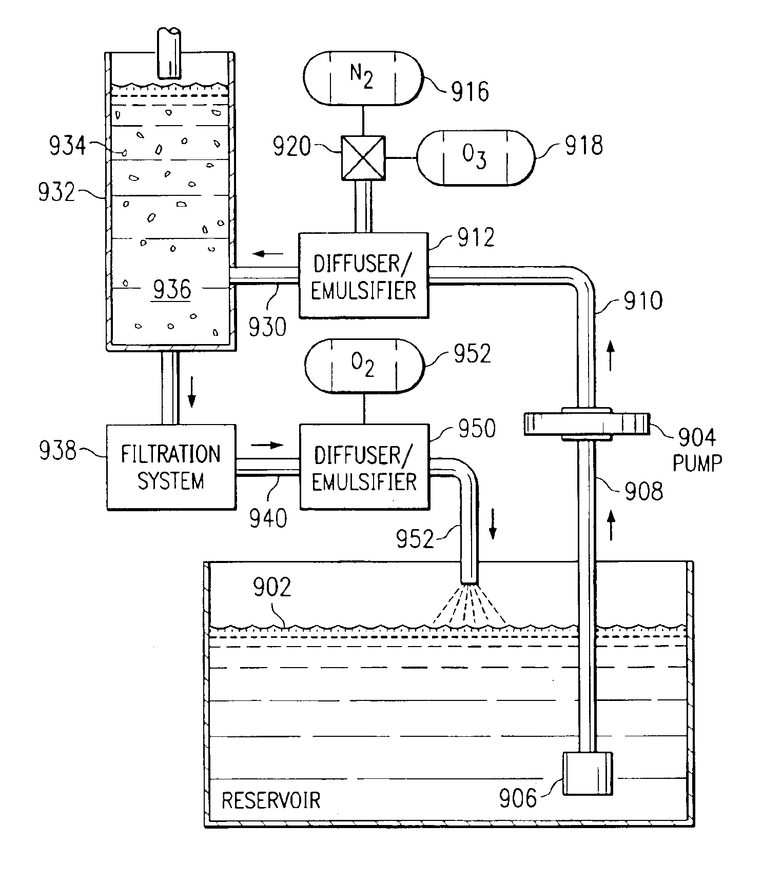 Diffuser/emulsifier for aquaculture applications