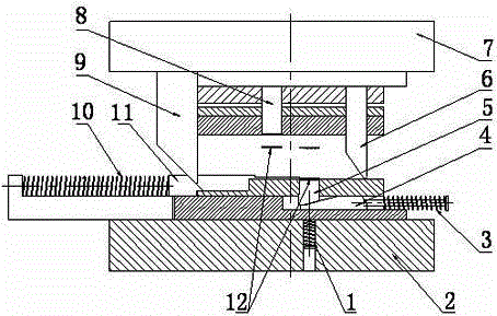 Die inner product assembling device