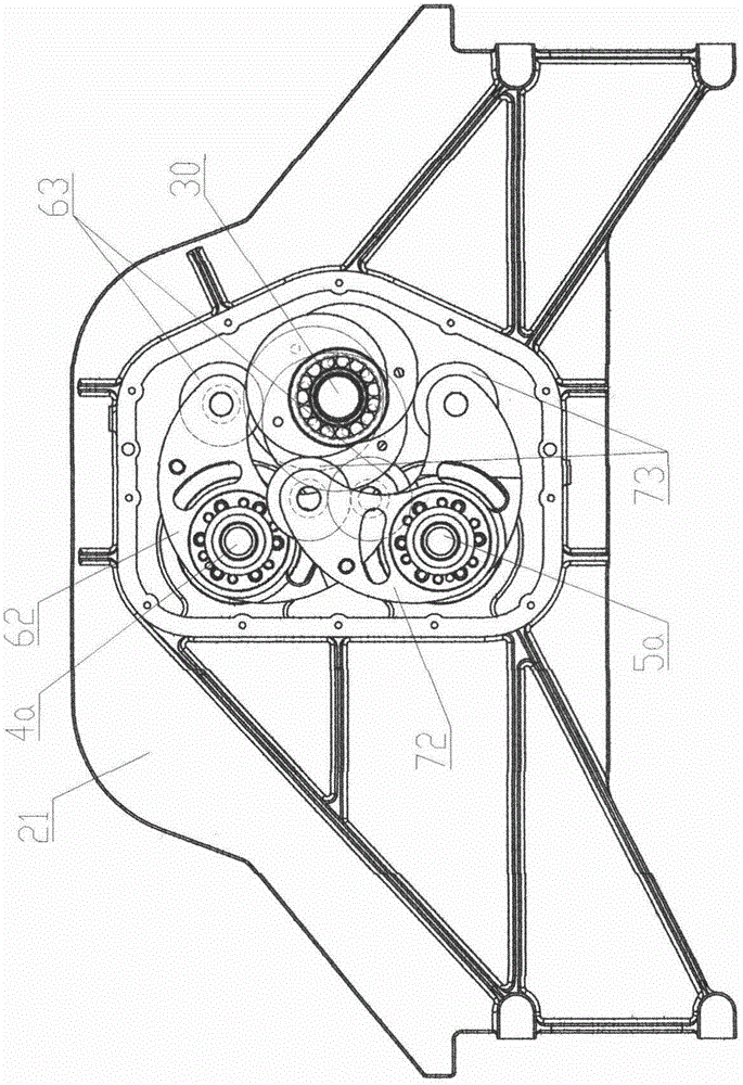 Conjugate cam jacquard shedding device