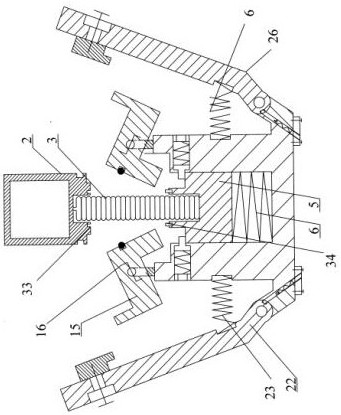 Anchor fluke opening mechanism and anchor fluke opening method based on anchoring inertia