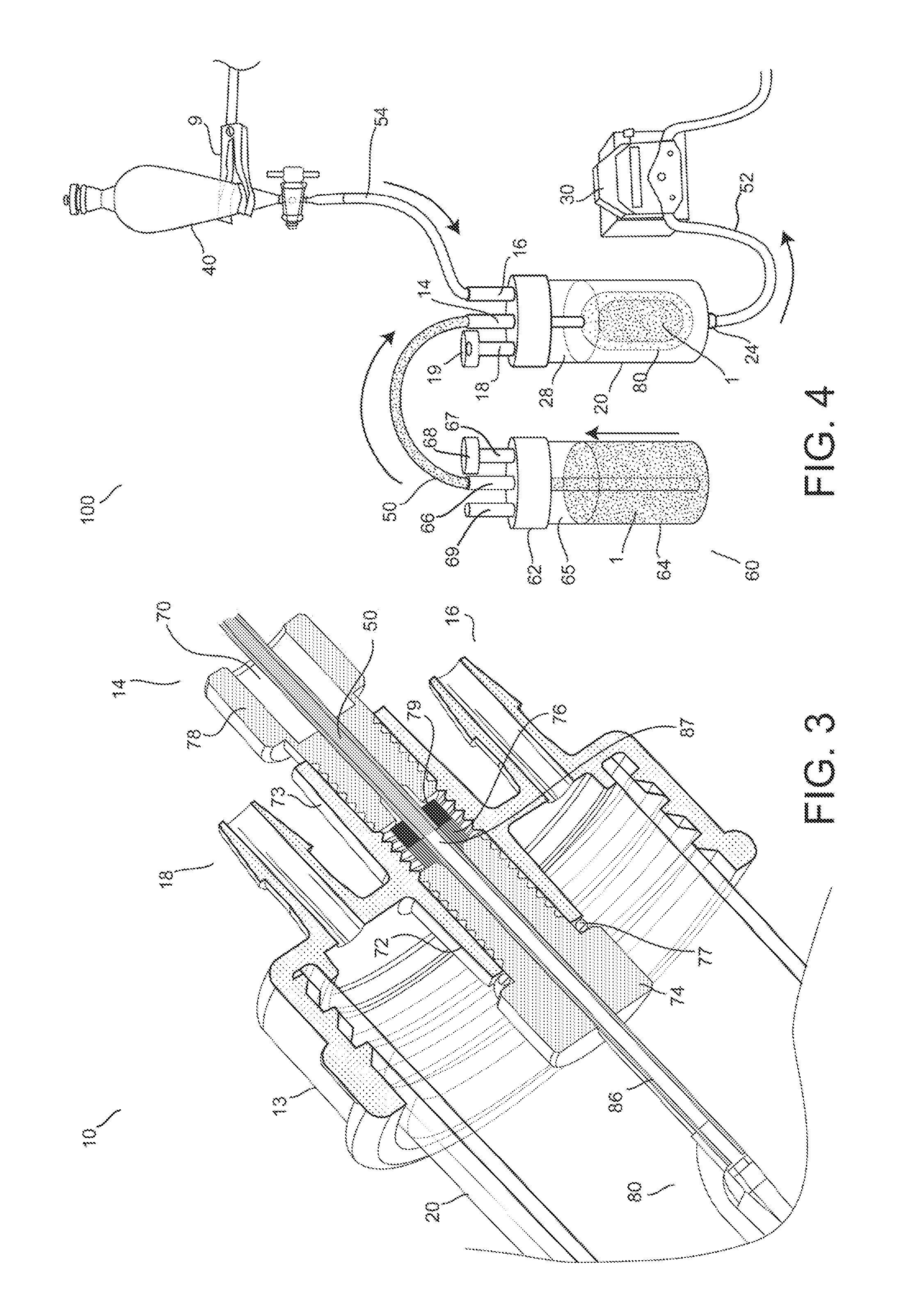 Loading system for an encapsulation device