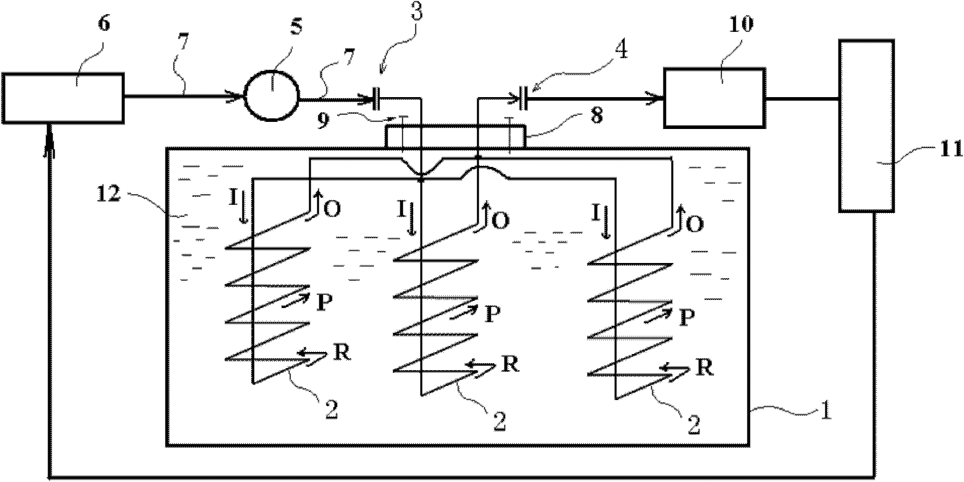 Warmer of wet-process extracting groove and warming method