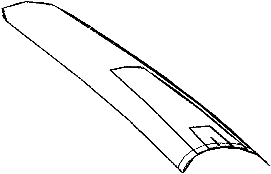 Process for manufacturing V-shaped skin provided with built-in filler