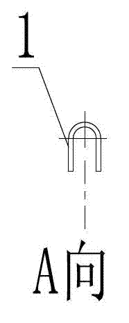 Large-size composite material air inlet passage measuring rake