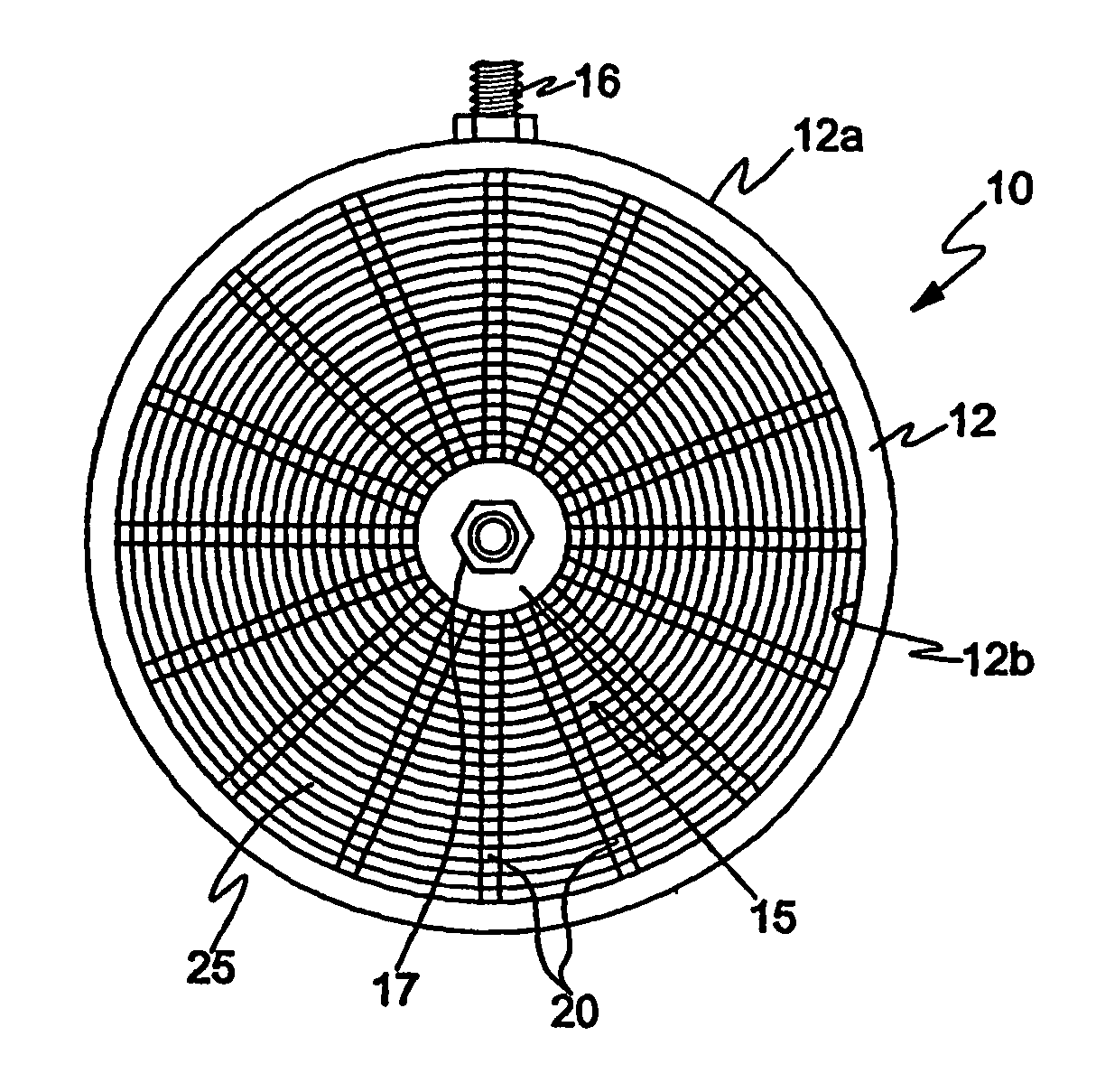 Radial flow heat exchanger