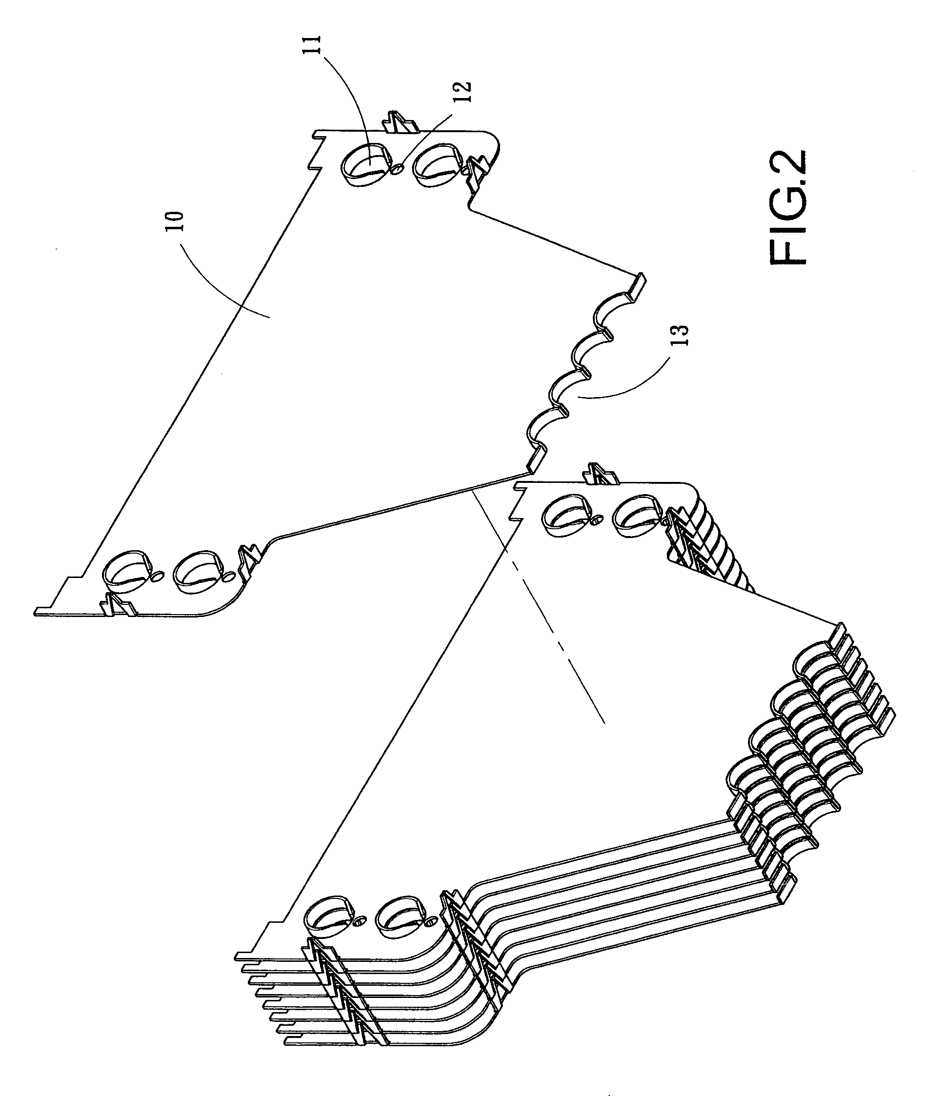 Radiator sheet