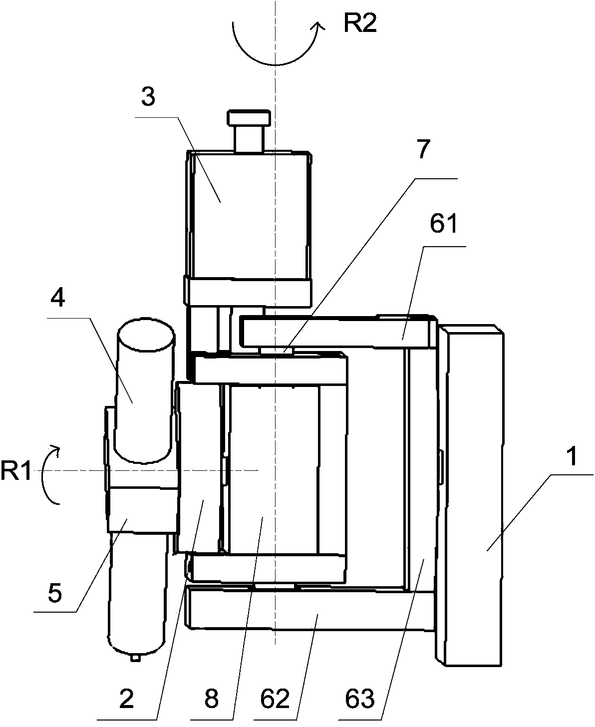 Welding gun head for regulating position of welding gun