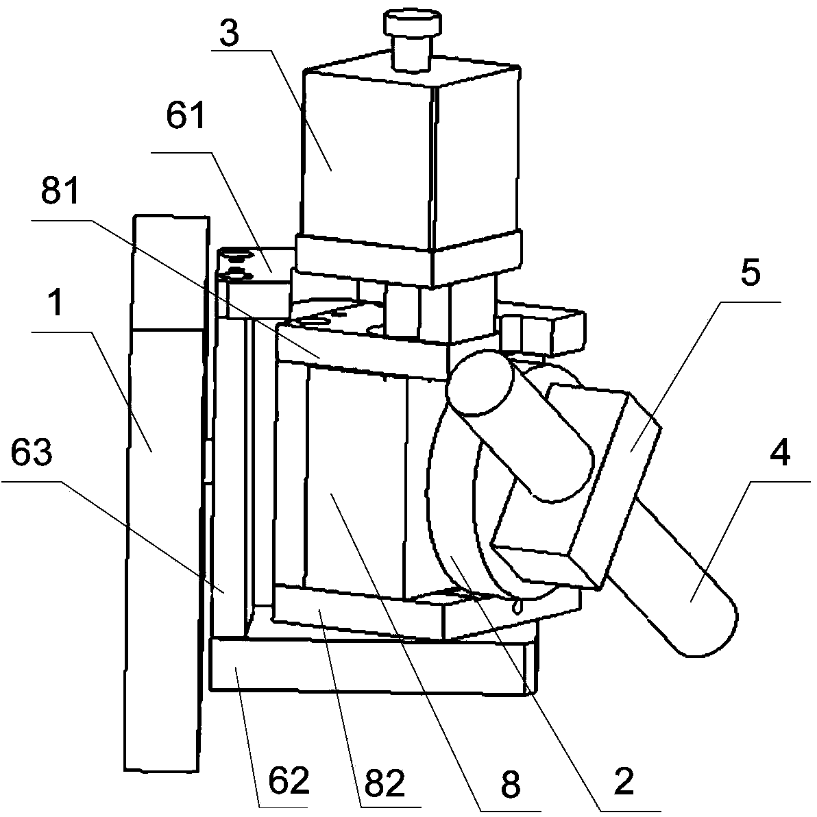 Welding gun head for regulating position of welding gun