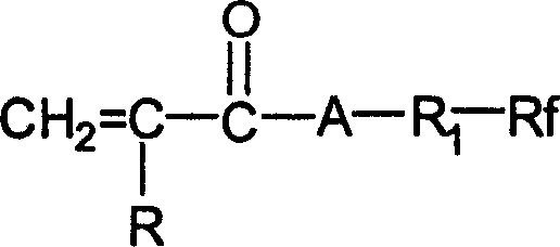 Aqueous emulsion type fluorine containing water repellent oil repellent agent and its preparation method