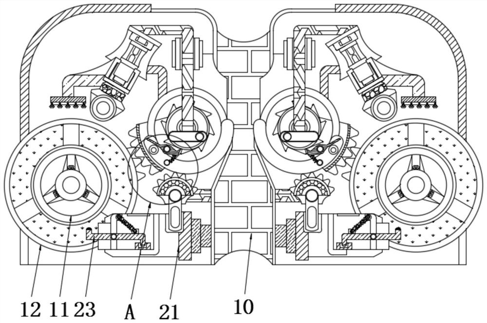 Safety cloth winding and packaging auxiliary equipment with automatic carding effect