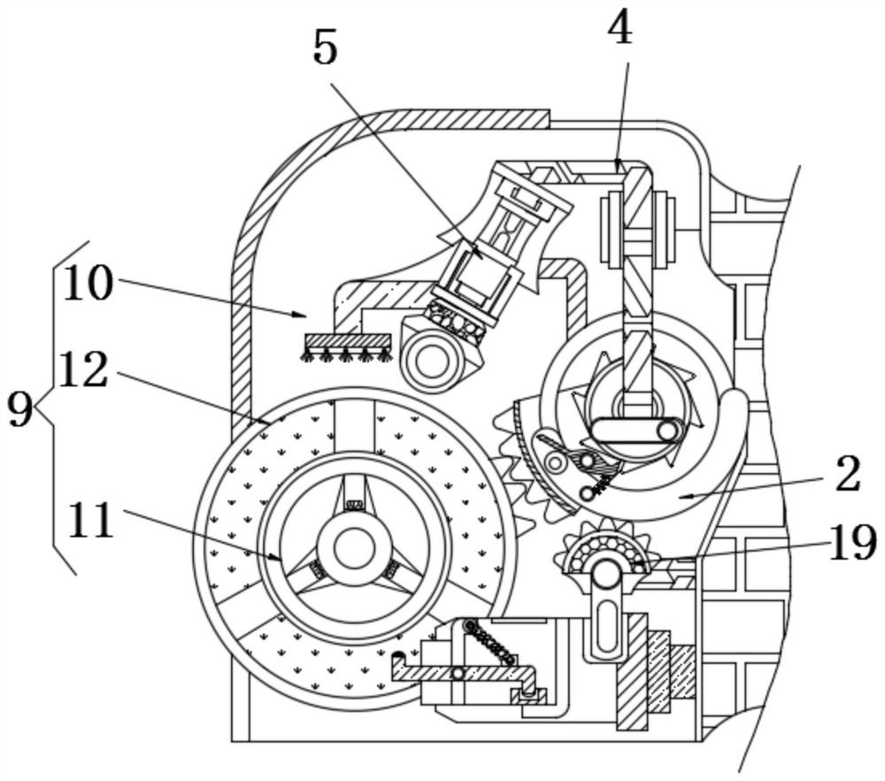 Safety cloth winding and packaging auxiliary equipment with automatic carding effect