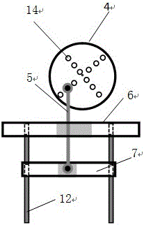 Axial vibrating flat sheet membrane device capable of improving membrane flux and effectively controlling membrane pollution