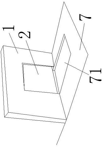 Simple high-safety anti-knock door for cavern or structure