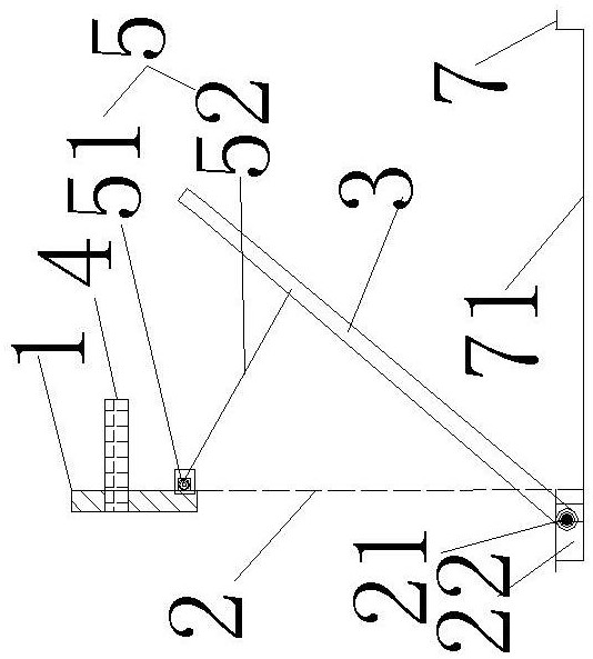 Simple high-safety anti-knock door for cavern or structure