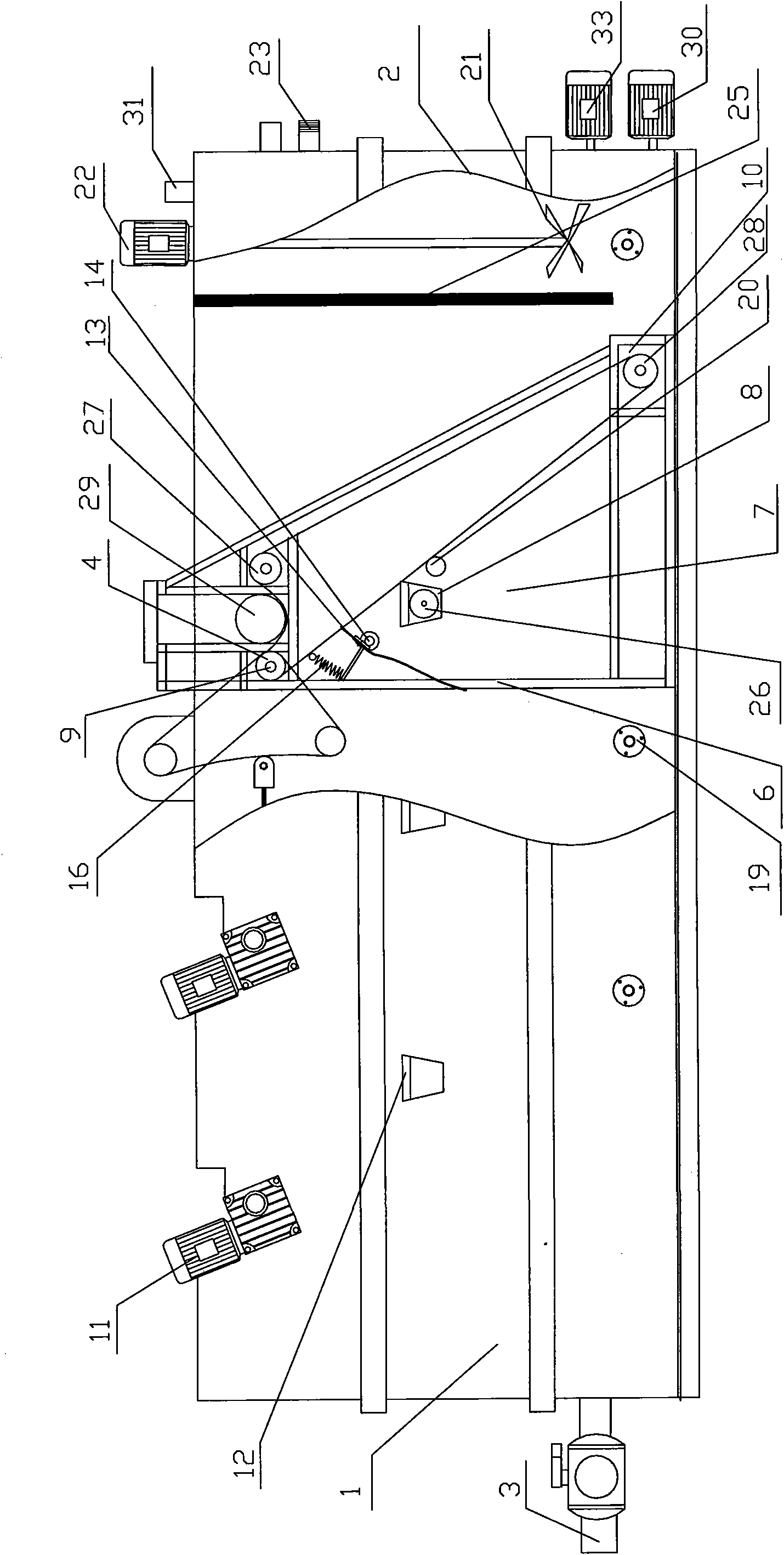 Biogas residue and biogas liquid treatment machine