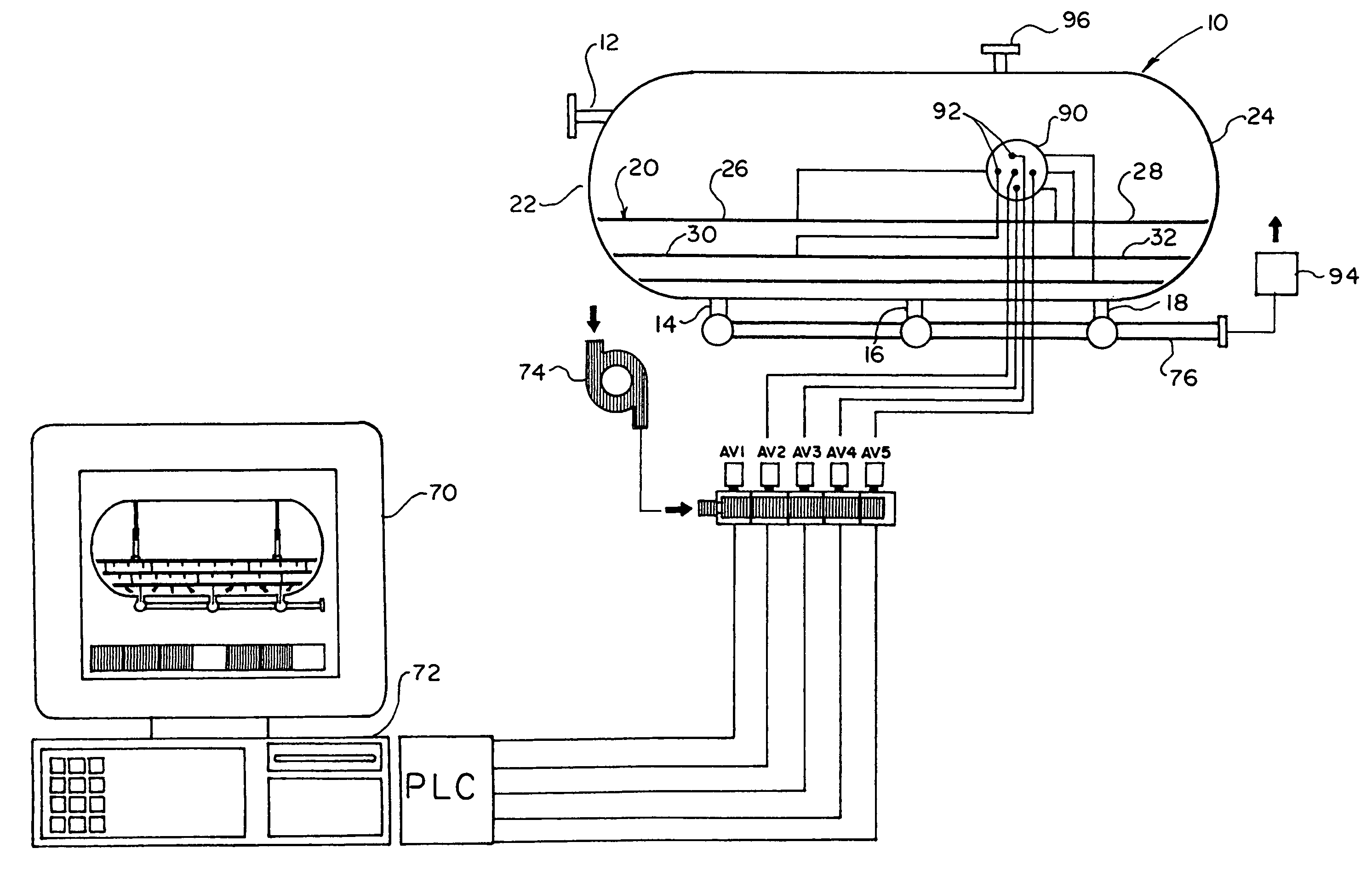 Solids separation system