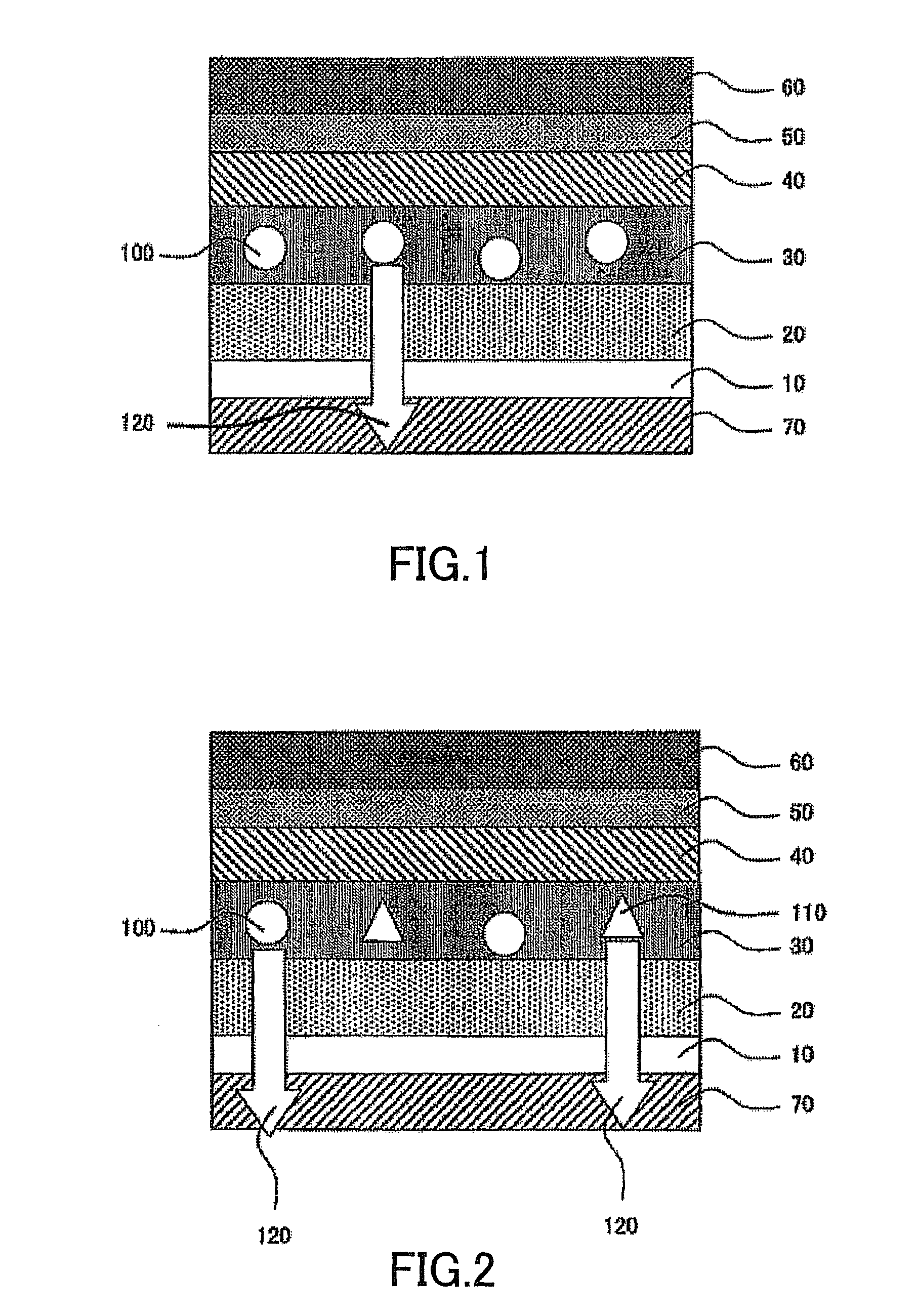 Light emitting device having quantum cut dots with a protecting material and prolonged drive lifetime and good color purity