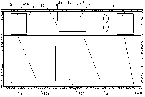 A micro-convective radiation cooling and heating ceiling device