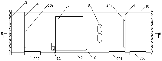 A micro-convective radiation cooling and heating ceiling device