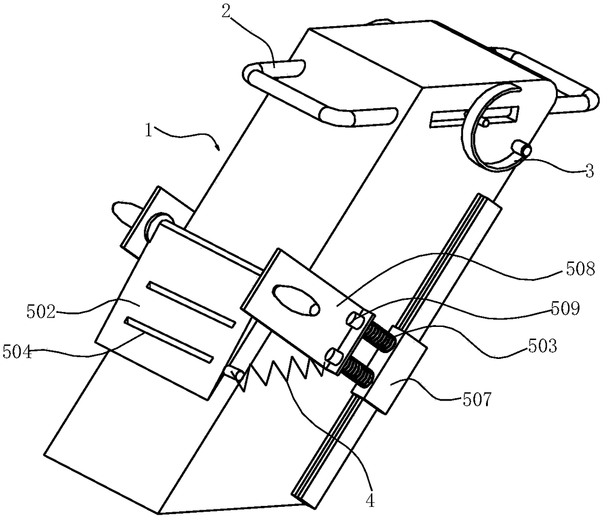 Chinese herb manually planing device and application method thereof