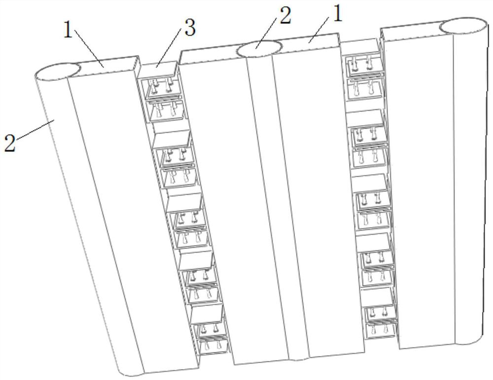 Slotted energy-consuming steel pipe shear wall with hybrid dampers