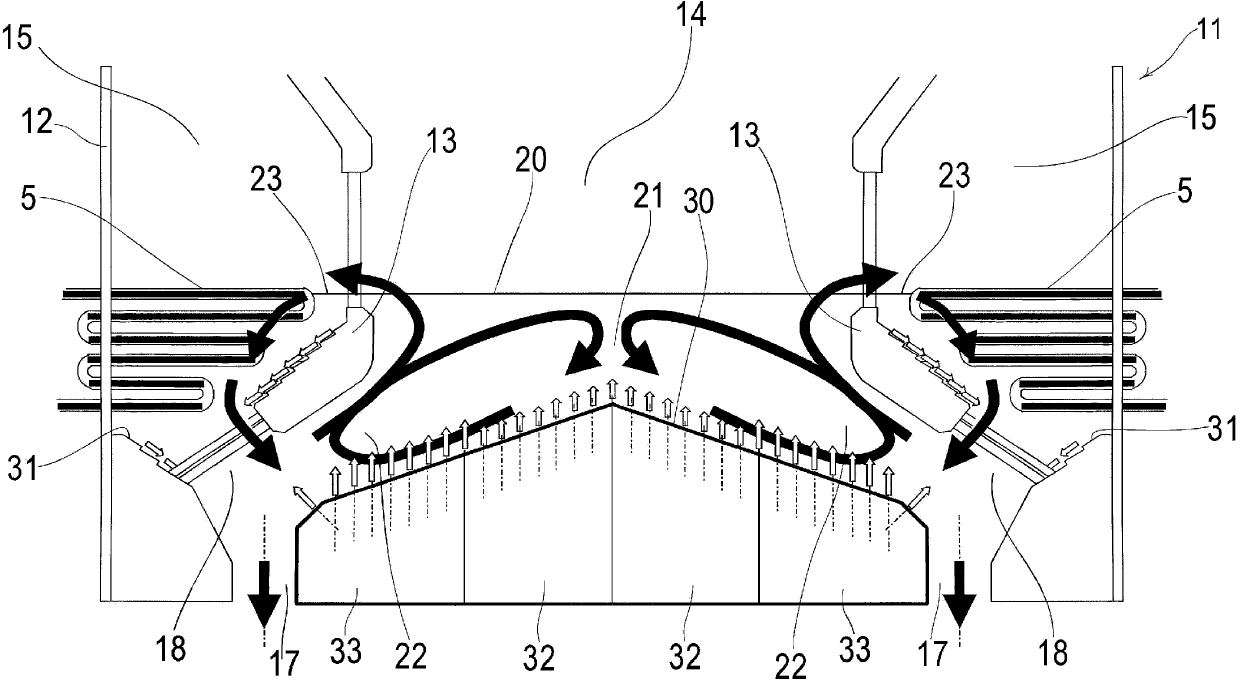 In-bed heat transfer tube for fluidized bed boiler