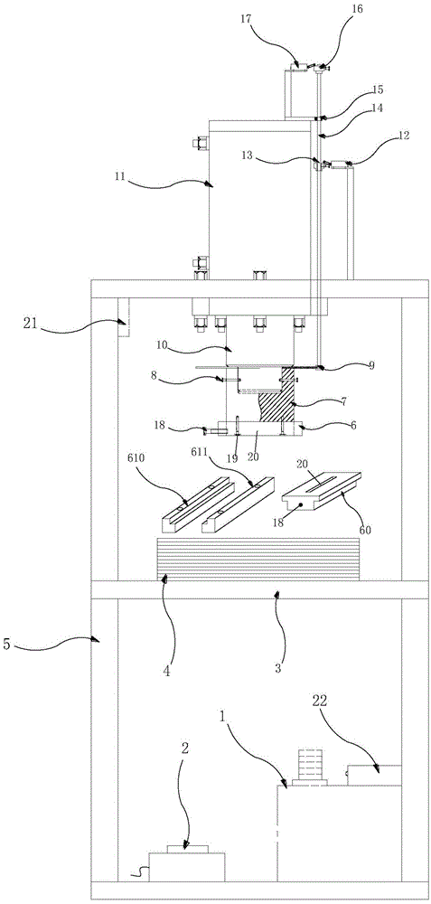 A steel stamp processing device and its steel stamp box