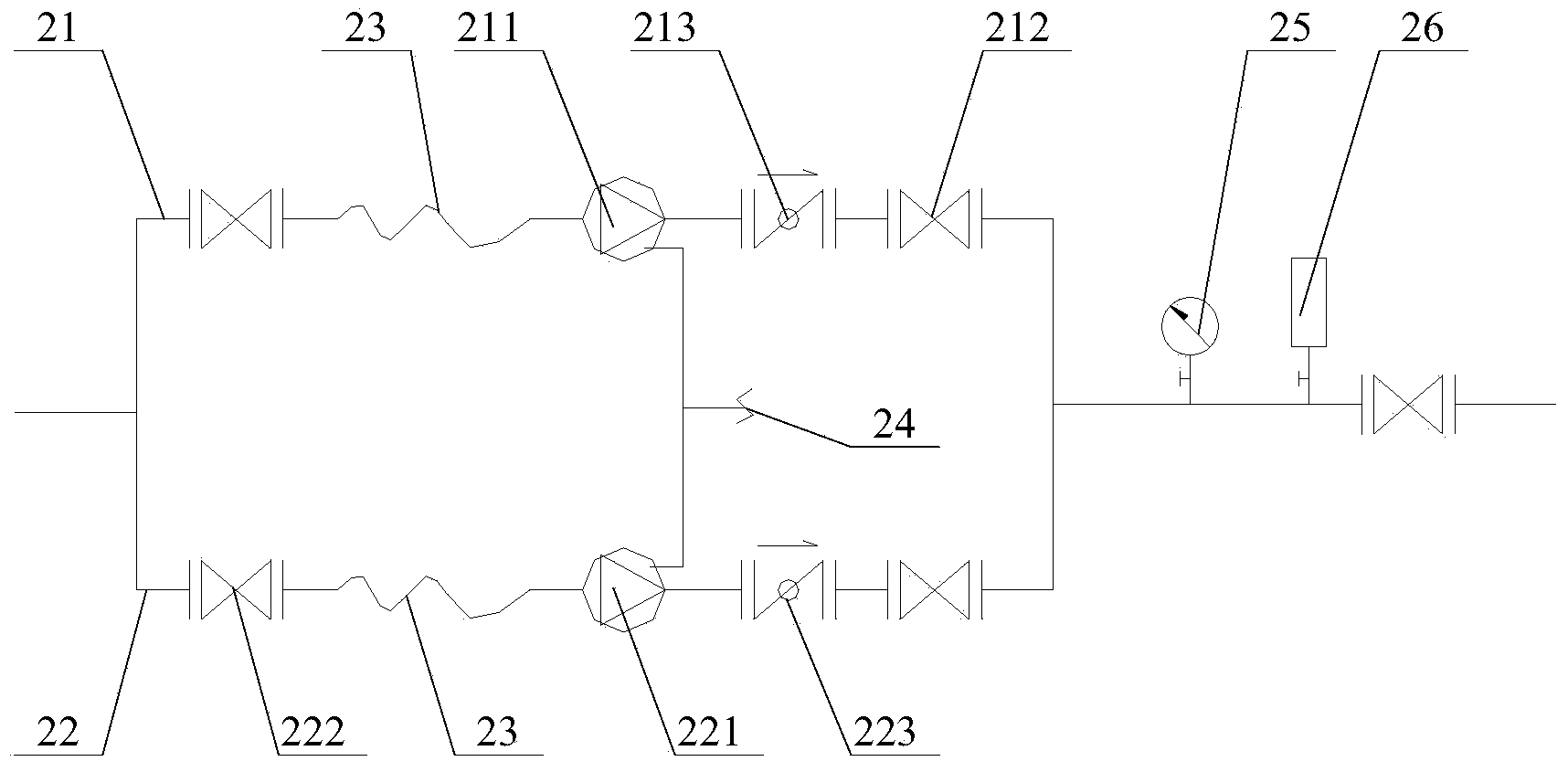 Optical fiber filling factice supply system