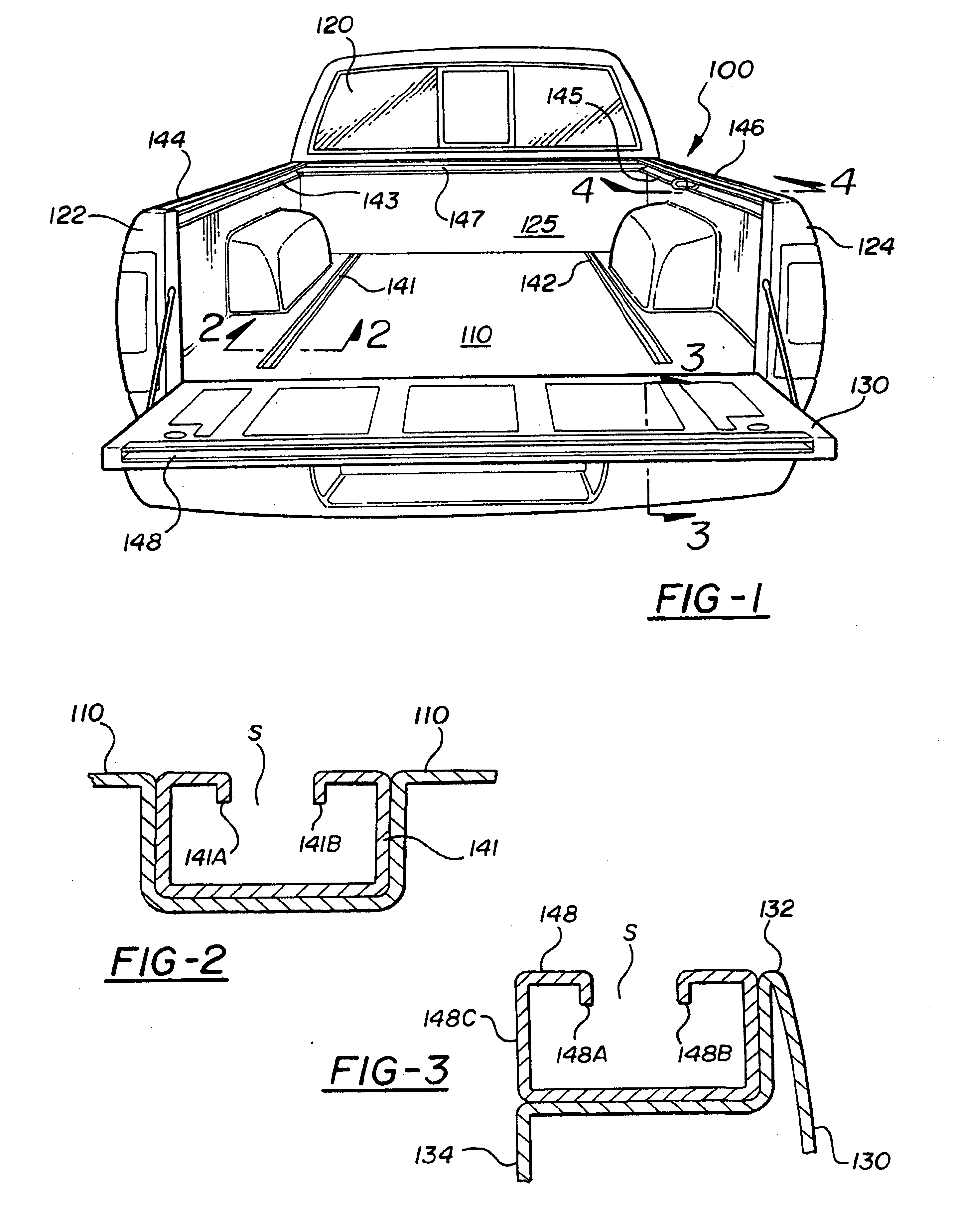 Flexible truck bed tie-down system