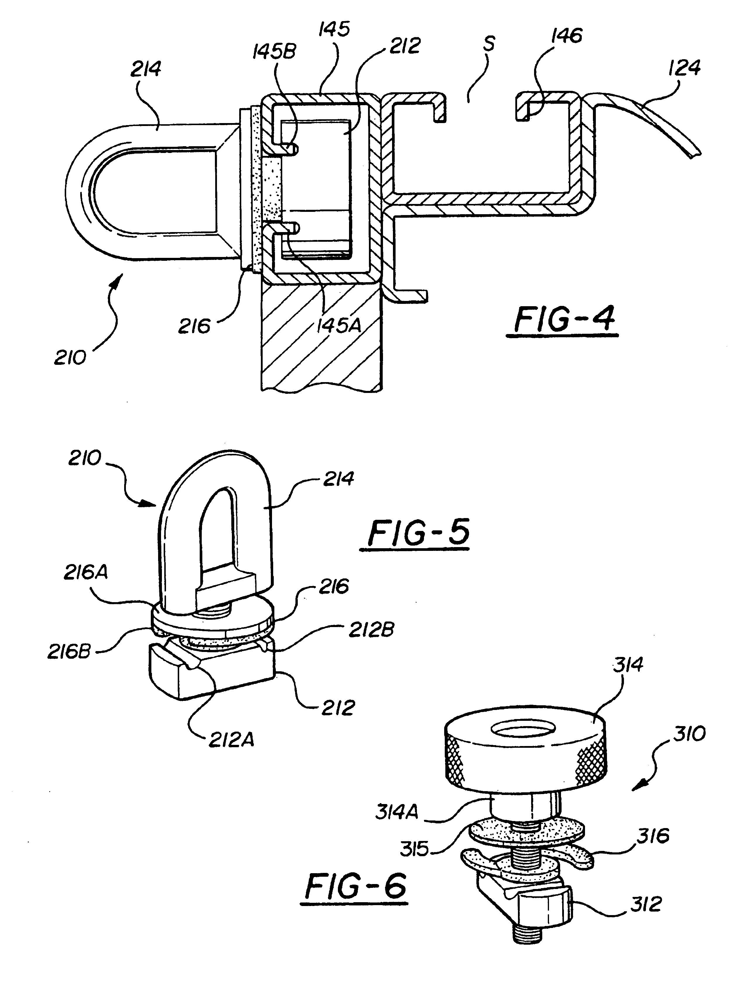 Flexible truck bed tie-down system