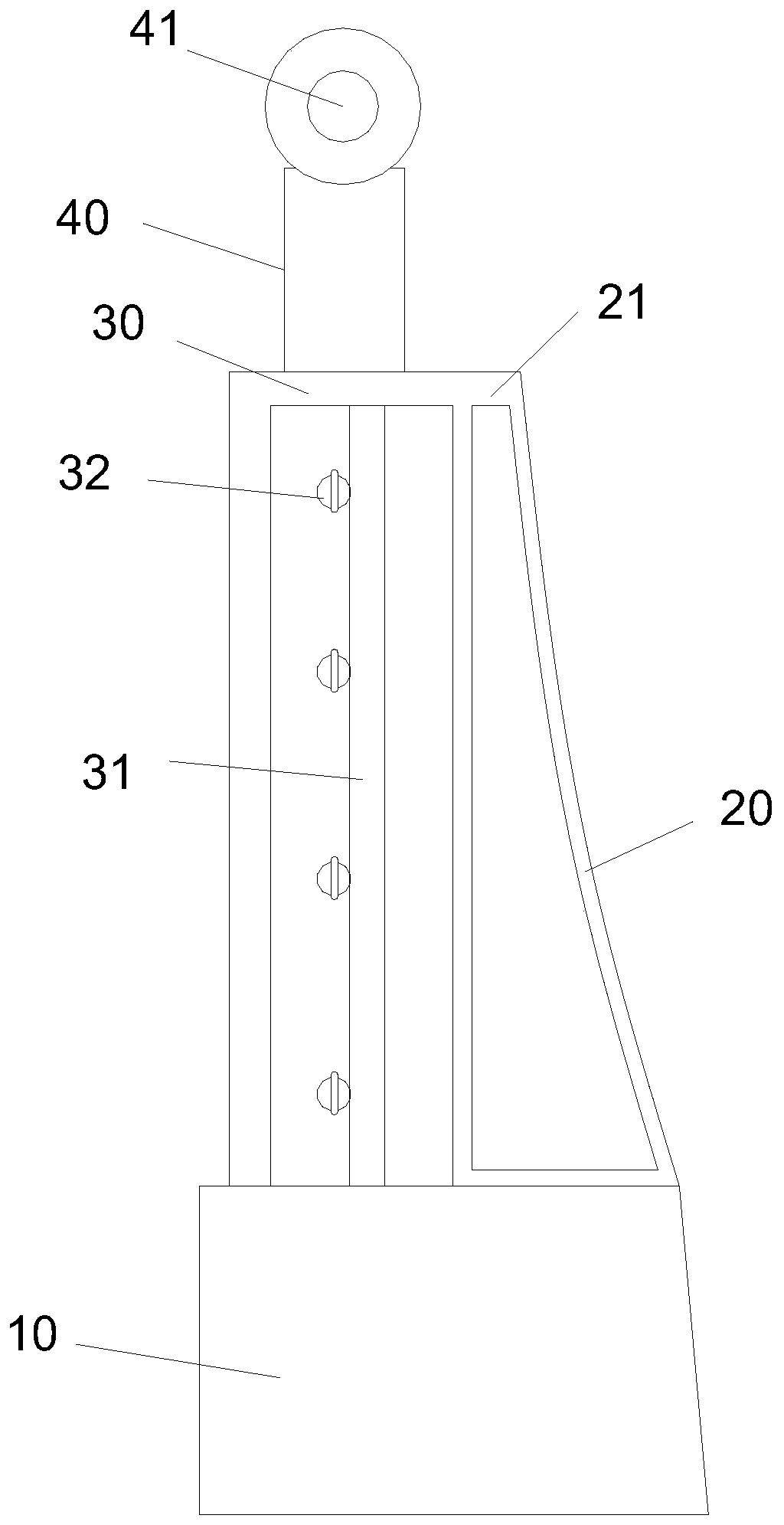 Highway bridge long-coupled anti-collision guardrail and its installation method