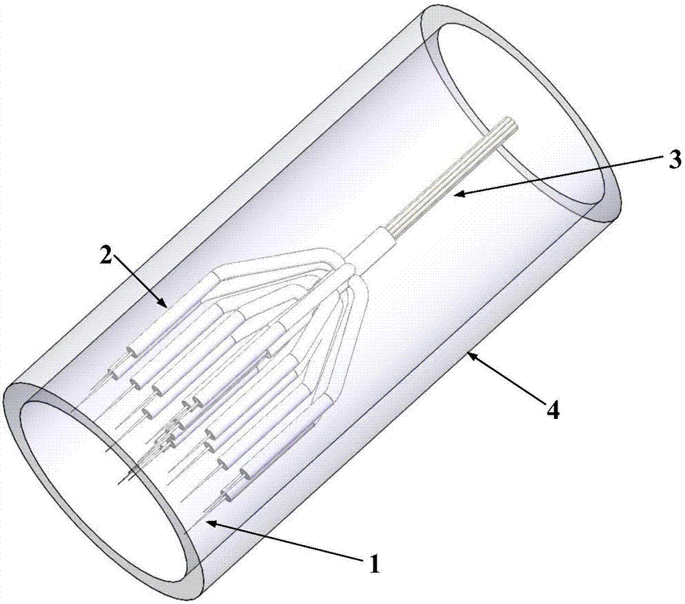 Oil-in-water emulsion oil holdup distribution electrical imaging measurement method