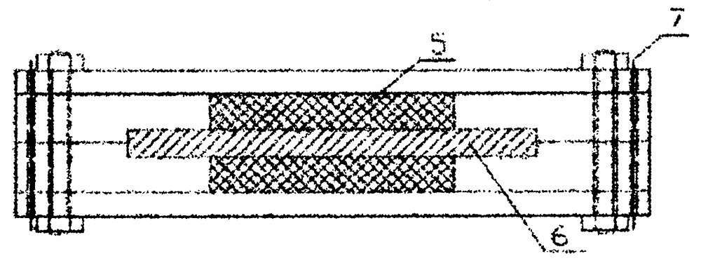 Die for preparing integrated electrode for full-vanadium liquid flow energy storage battery and application thereof