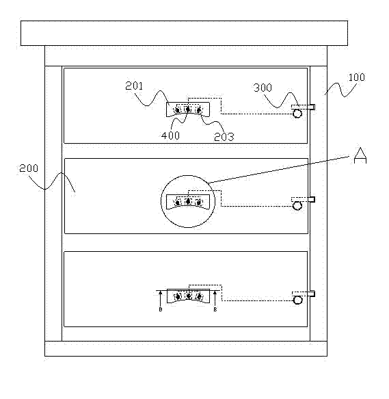 Fingerprint anti-theft cabinet