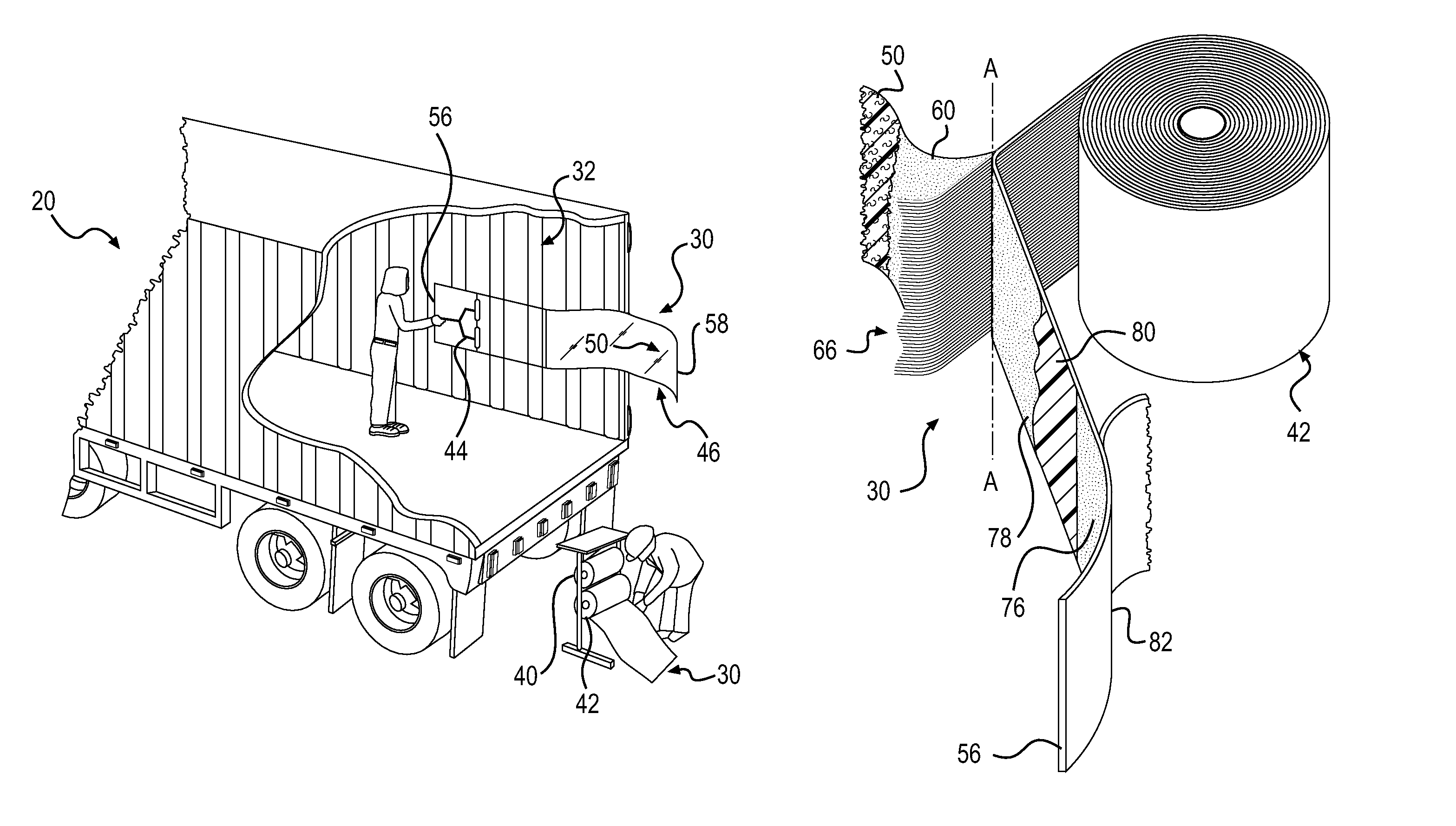 Cargo restraint system with enhanced reinforcement end filament content