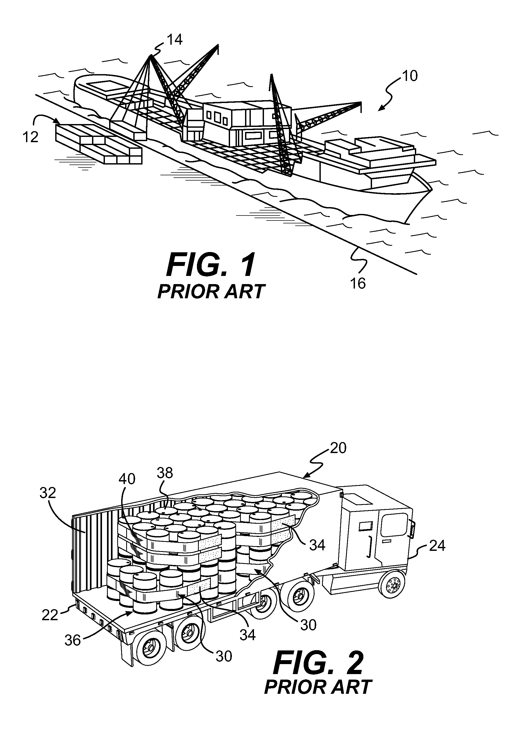 Cargo restraint system with enhanced reinforcement end filament content