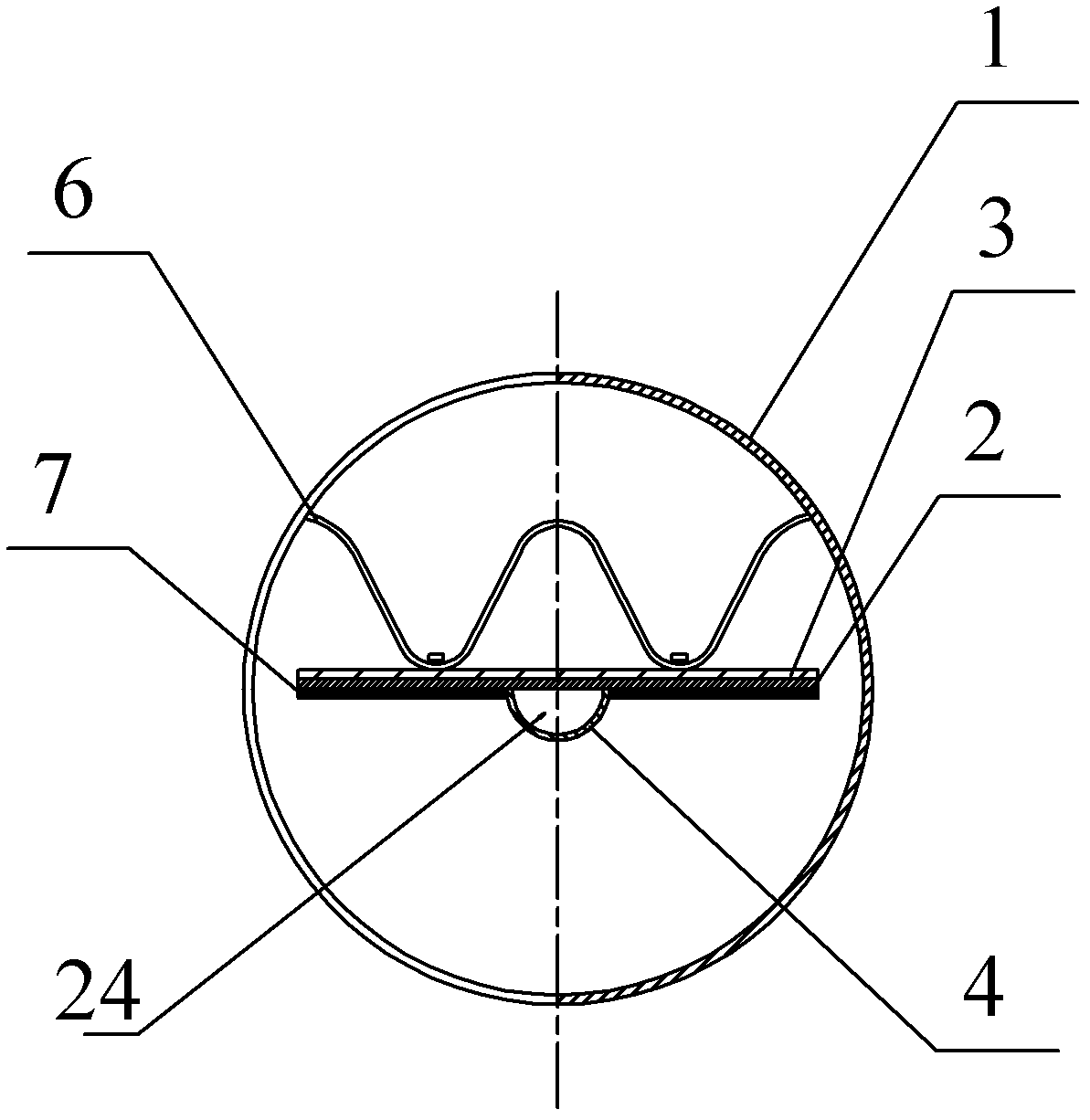 Solar photovoltaic photo-thermal composite heat pipe vacuum tube