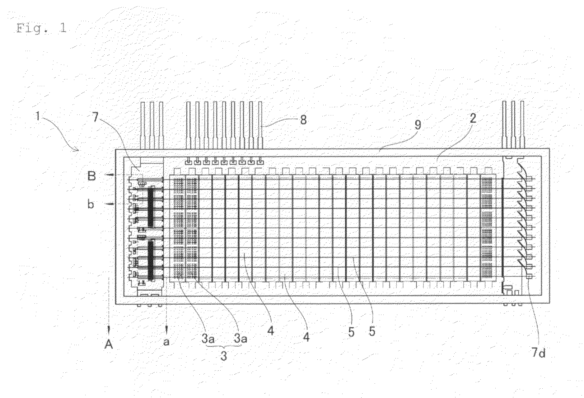 Vacuum fluorescent display with driver IC